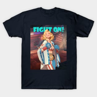 FIGHT ON BOXER GIRL T-Shirt